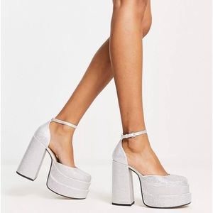 Steve Madden - Charlize Rhinestone Double Platform Pumps